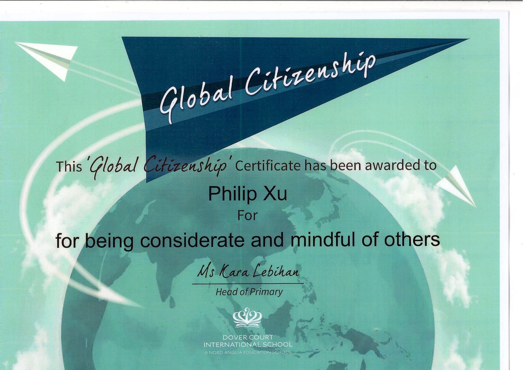 Global Citizenship Award